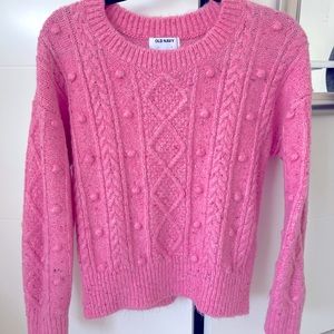 Old Navy pink sweater